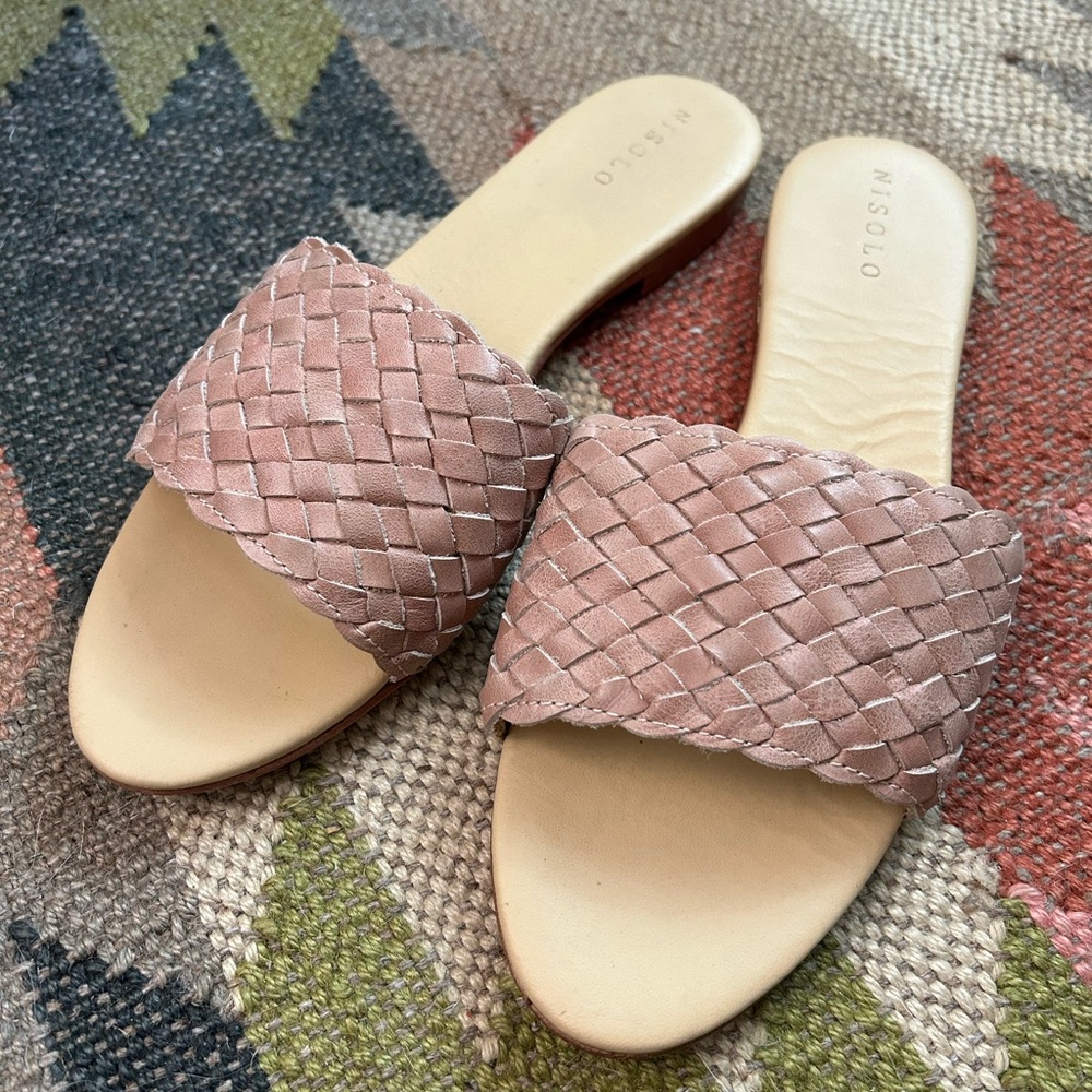COPY - Nisolo Rose Island Woven Sandals